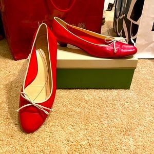 Red Kate Spade Kitten Heel